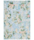 Safavieh Barbados BAR522 Light Blue / Green 4' X 6' Rectangle Area Rug