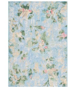 Safavieh Barbados BAR522 Light Blue / Green 4' X 6' Rectangle Area Rug
