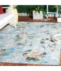 Safavieh Barbados BAR522 Light Blue / Green 4' X 6' Rectangle Area Rug