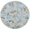 Safavieh Barbados BAR522 Light Blue / Green 6'-6" X 6'-6" Round Area Rug