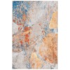 Safavieh Barbados BAR536 Blue / Rust 9'-10" x 12'-5" Rectangle Area Rug