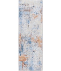 Safavieh Barbados BAR537 Ivory / Blue Rust 2'-8" X 8' Runner Area Rug