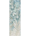 Safavieh Barbados BAR541 Blue Green / Ivory 2'-8" X 8' Runner Area Rug