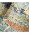 Safavieh Barbados BAR542 Black Green / Pink 6'-6" x 6'-6"Square Square Area Rug