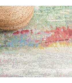 Safavieh Barbados BAR545 Green / Blue Purple 8'-0" x 10'-5" Rectangle Area Rug