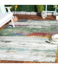 Safavieh Barbados BAR545 Green / Blue Purple 8'-0" x 10'-5" Rectangle Area Rug