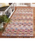 Safavieh Barbados BAR546 Purple / Green Rust 2'-8" X 8' Runner Area Rug