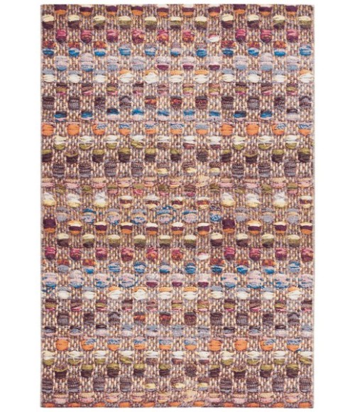 Safavieh Barbados BAR546 Purple / Green Rust 9'-10" x 12'-5" Rectangle Area Rug