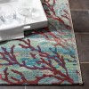 Safavieh Barbados BAR554 Light Blue / Pink 6'-6" x 6'-6"Square Square Area Rug
