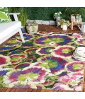 Safavieh Barbados BAR556 Black Green / Purple 8'-0" x 10'-5" Rectangle Area Rug