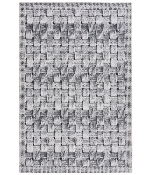 Safavieh Barbados BAR557 Black / Ivory 9'-10" x 12'-5" Rectangle Area Rug