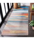 Safavieh Barbados BAR585 Light Blue / Pink 2'-8" X 8' Runner Area Rug