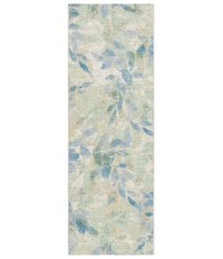 Safavieh Barbados BAR594 Blue / Ivory 2'-8" X 8' Runner Area Rug