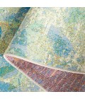 Safavieh Barbados BAR594 Blue / Ivory 2'-8" X 8' Runner Area Rug