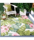 Safavieh Barbados BAR596 Green / Pink 4' X 6' Rectangle Area Rug