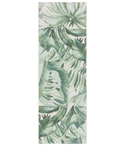 Safavieh Barbados BAR598 Green / Teal 2'-8" x 10'-5" Runner Area Rug