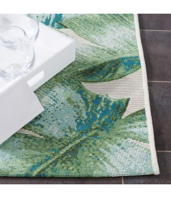 Safavieh Barbados BAR598 Green / Teal 9'-10" x 12'-5" Rectangle Area Rug