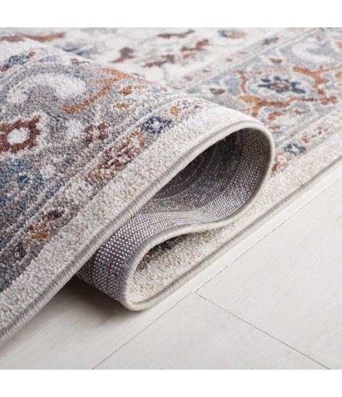 Safavieh Bayside BAY100 Grey / Blue 5'-3" X 7'-6" Rectangle Area Rug