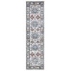 Safavieh Bayside BAY106 Grey / Blue 2'-2" X 8' Runner Area Rug