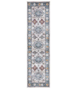 Safavieh Bayside BAY106 Grey / Blue 2'-2" X 8' Runner Area Rug