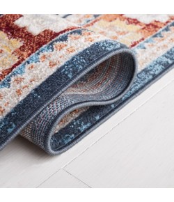 Safavieh Bayside BAY106 Blue / Red 5'-3" X 7'-6" Rectangle Area Rug