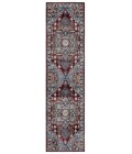Safavieh Bayside BAY108 Blue / Red 2'-2" X 8' Runner Area Rug