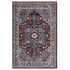 Safavieh Bayside BAY108 Blue / Red 5'-3" X 7'-6" Rectangle Area Rug