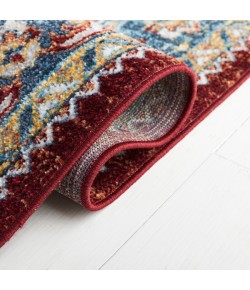 Safavieh Bayside BAY108 Blue / Red 5'-3" X 7'-6" Rectangle Area Rug