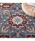 Safavieh Bayside BAY108 Blue / Red 5'-3" X 7'-6" Rectangle Area Rug