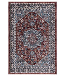 Safavieh Bayside BAY110 Red / Blue 5'-3" X 7'-6" Rectangle Area Rug
