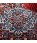 Safavieh Bayside BAY110 Red / Blue 5'-3" X 7'-6" Rectangle Area Rug