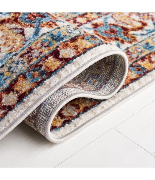 Safavieh Bayside BAY112 Beige / Blue 5'-3" X 7'-6" Rectangle Area Rug