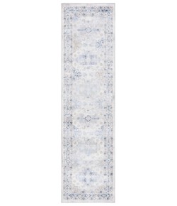 Safavieh Bayside BAY116 Grey / Blue 2'-2" X 8' Runner Area Rug