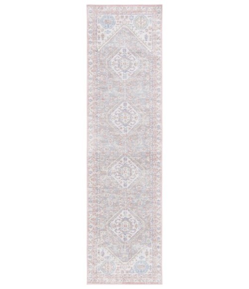 Safavieh Bayside BAY118 Ivory / Blue Pink 2'-2" X 8' Runner Area Rug