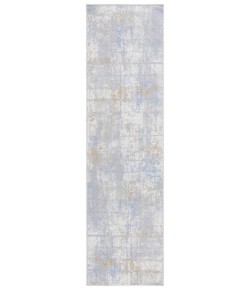 Safavieh Bayside BAY122 Grey / Ivory Blue 2'-2" X 8' Runner Area Rug