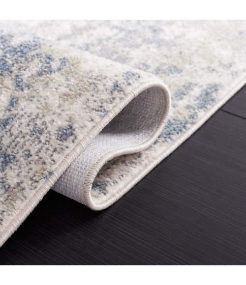 Safavieh Bayside BAY122 Grey / Ivory Blue 4' X 6' Rectangle Area Rug