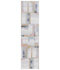 Safavieh Bayside BAY126 Ivory / Blue Rust 2'-2" X 8' Runner Area Rug