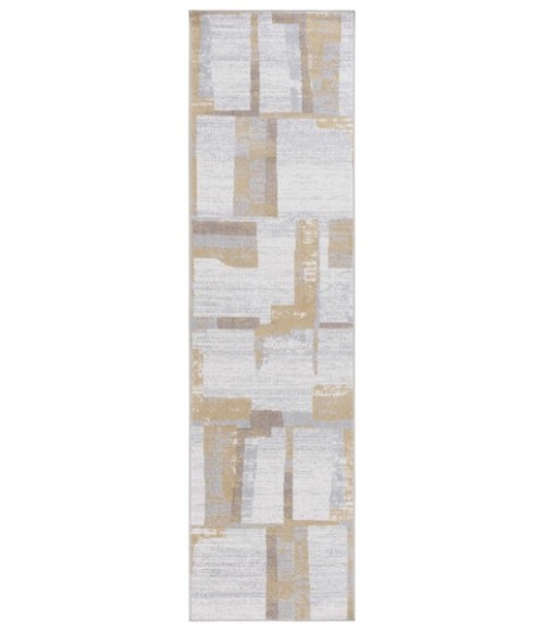 Safavieh Bayside BAY126 Ivory / Grey Gold 2'-2" X 8' Runner Area Rug