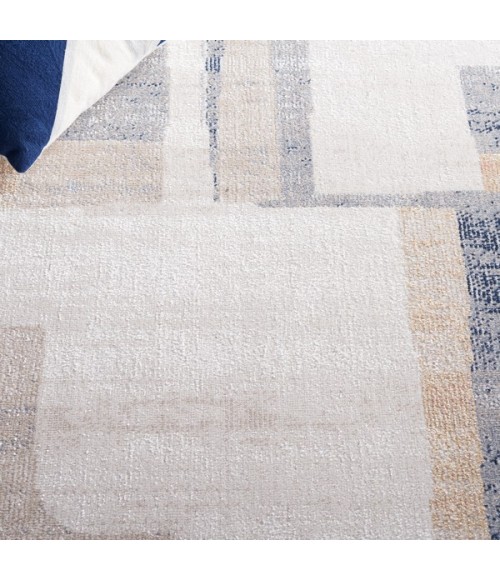 Safavieh Bayside BAY126 Ivory / Grey Gold 5'-3" X 7'-6" Rectangle Area Rug