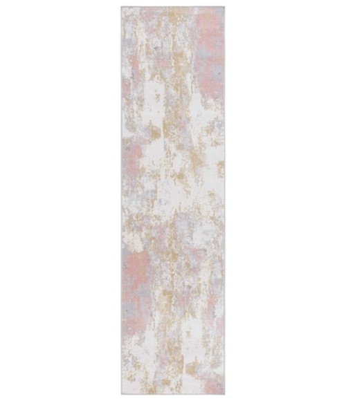 Safavieh Bayside Area Rug BAY128A-212 Safavieh Bayside BAY128 Ivory / Grey Pink 2'-2" X 12' Runner Area Rug