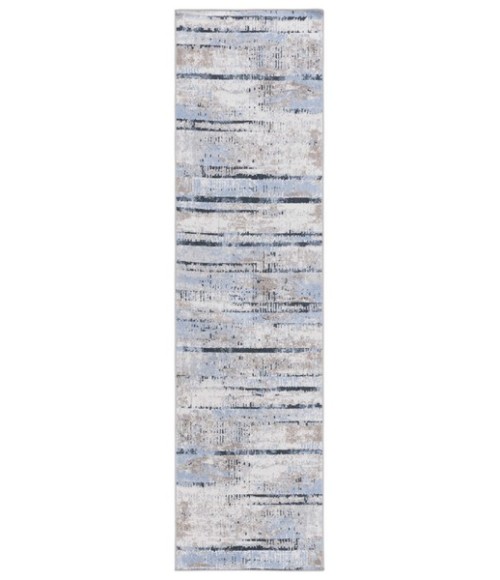Safavieh Bayside BAY130 Blue / Gold 2'-2" X 8' Runner Area Rug