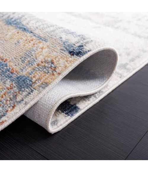 Safavieh Bayside BAY130 Blue / Gold 6'-7" X 6'-7" Square Area Rug