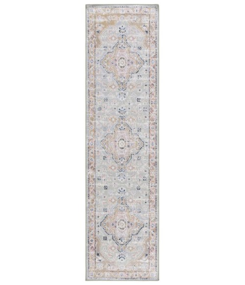 Safavieh Bayside BAY134 Sage / Gold 2'-2" X 10' Runner Area Rug