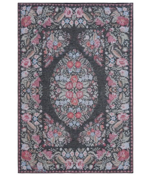 Safavieh Besarabian BES222 Black / Sage 5'-3" X 7'-6" Rectangle Area Rug