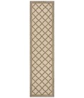 Safavieh Beach House BHS121 Cream / Beige 2'-2" X 6' Runner Area Rug
