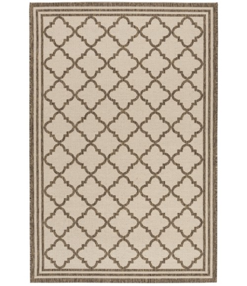 Safavieh Beach House BHS121 Cream / Beige 5'-3" X 7'-6" Rectangle Area Rug