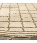 Safavieh Beach House BHS121 Cream / Beige 6'-7" X 6'-7" Square Area Rug