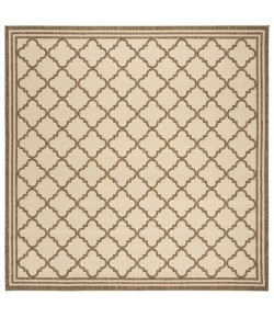 Safavieh Beach House BHS121 Cream / Beige 6'-7" X 6'-7" Square Area Rug