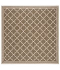 Safavieh Beach House BHS121 Beige / Cream 6'-7" X 6'-7" Square Area Rug