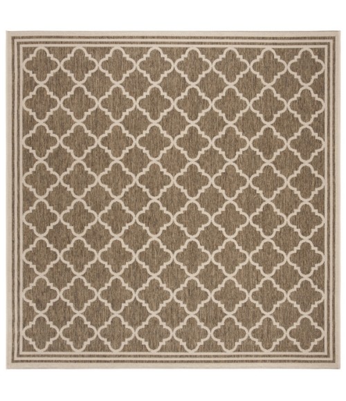 Safavieh Beach House BHS121 Beige / Cream 6'-7" X 6'-7" Square Area Rug
